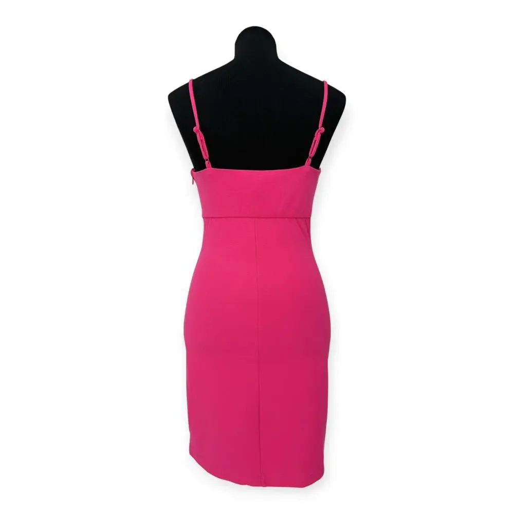 Socialite x Nordstrom | NWT | Small | Cutout Bodycon Mini Dress in Pink Peacock - Picture 7 of 9